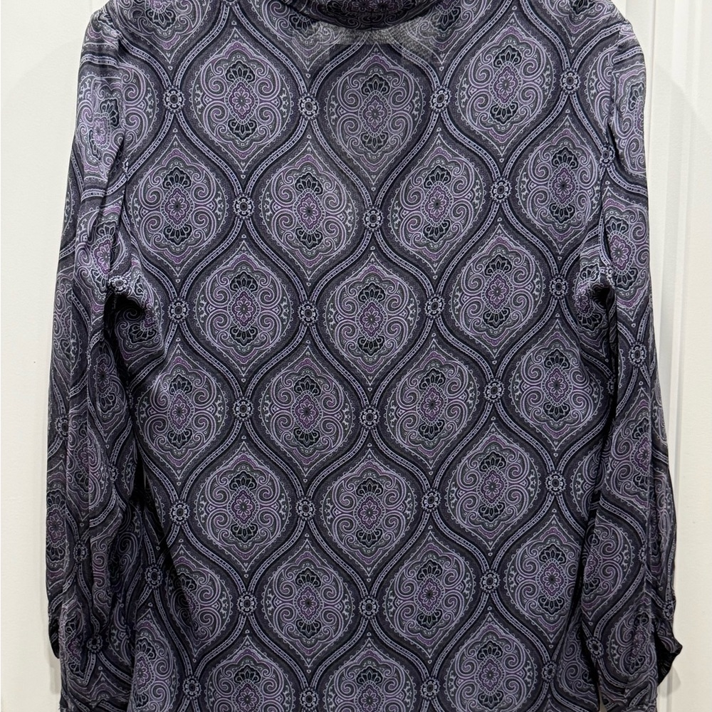 Dana Buchman Women’s Size 6 100% Silk Wrap Blouse EUC - Picture 5 of 5
